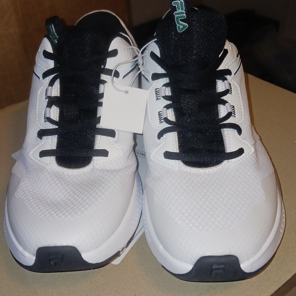 Fila White and Black Sneakers